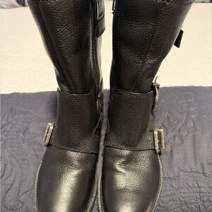 Vince Camuto Black Leather Boots